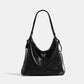 Large-capacity chain backpack for women 2023 autumn new versatile commuter backpack simple tote bag single shoulder armpit bag