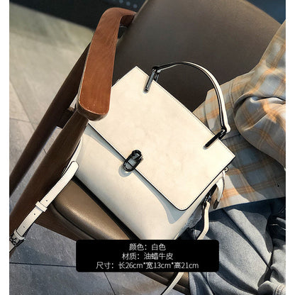 Cowhide Bags 2023 New Shell Bag Fashion Shoulder Handbag Women Genuine Leather Handbag Live Broadcast Internet Celebrity Crossbody Bag