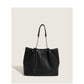 Bags 2023 New Soft Leather Tote Bag Large Capacity Female Niche High-end College Student Class Portable Shoulder Bag