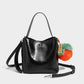 Bucket Bag 2023 New Summer Large Capacity Tote Women's Bag Shoulder Handheld Women's Bag Fashion Versatile Casual Solid Color