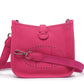 The new h family calfskin Evelyn bag mini fashionable personality single shoulder crossbody hollow bucket bag for women