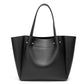 2023 new tote bag for women large capacity commuting simple bag for women soft leather surface high-end travel shoulder handbag