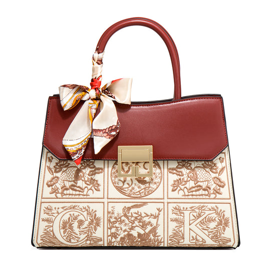 Mother's Day red bag, female mother's wedding bag, high-end middle-aged lady's handbag, mother-in-law's wedding gift, female bag