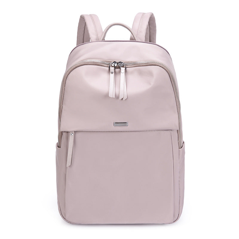 Oxford cloth backpack women 2023 new Korean version versatile large capacity simple backpack junior high school student school bag travel