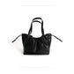 Cross-border bags2023 new one-shoulder handbag solid color tote bag French pleated armpit bag one piece drop shipping