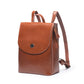 Backpack Women 2022 New Wholesale Genuine Leather Bag Simple Fashion Oil Waxed Cowhide Multi-Function Backpack Bag