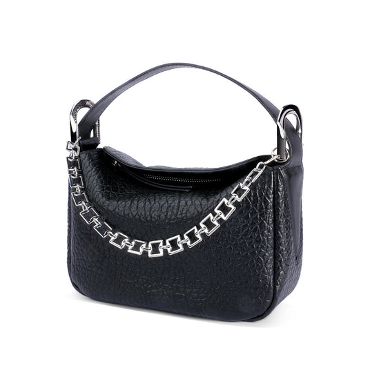 2023 Summer New Original Lunch Bag Genuine Leather Single Shoulder Niche Fashion Women's Bag Chain High-Quality Handbag