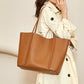 High-end cowhide large bag 2023 new fashion tote bag large capacity portable shoulder bag women's genuine leather bag