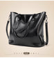 European and American style oil wax leather simple tote bag oil wax leather versatile shoulder crossbody bag large capacity work commuter women's bag