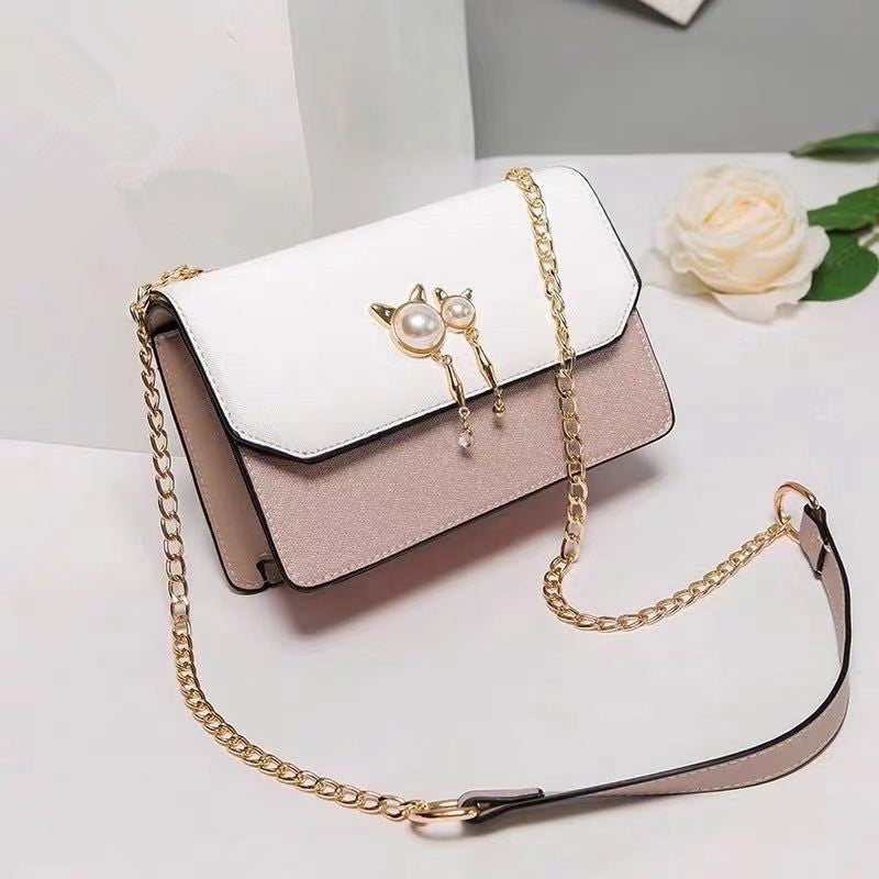 Hong Kong Purchasing Bags for Women Summer 2023 New Trendy One-shoulder Crossbody Small Square Bag Fashion Chain Versatile Korean Version in Stock