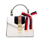 Bow Handbag 2021 New Women's Bag Trendy and Western Girly Chain Lock Bag Shoulder Crossbody Small Square Bag