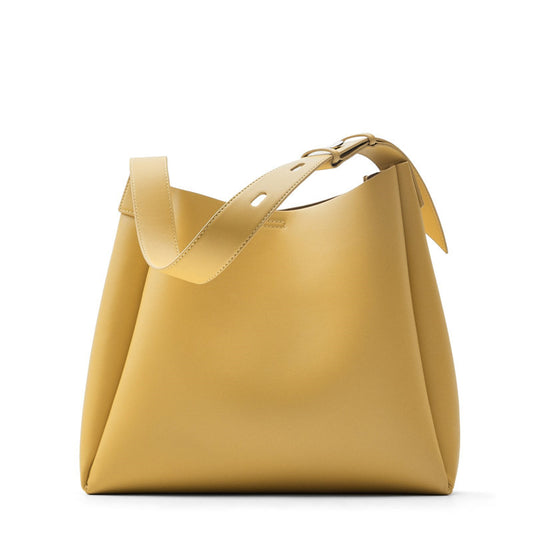 Bags 2023 New Women's Bag Yellow Minimalist Women's Shoulder Handbag RA Fashion Tote Bag Large Capacity Shopping