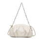 Pleated small bag 2023 winter new cloud underarm bag chain crossbody bag niche light luxury one-shoulder dumpling bag