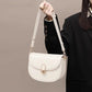 Women's bag genuine leather texture niche crossbody bag saddle bag women's new retro fashion versatile shoulder bag high quality