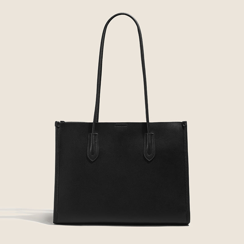 2023 New Genuine Leather Women's Bags, High-end Shoulder Bags, Women's Large Capacity Work Commuting Cowhide Women's Tote Bags