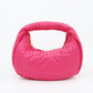 2023 spring new woven handbag women's fashion croissant large-capacity soft cowhide hand bag in stock