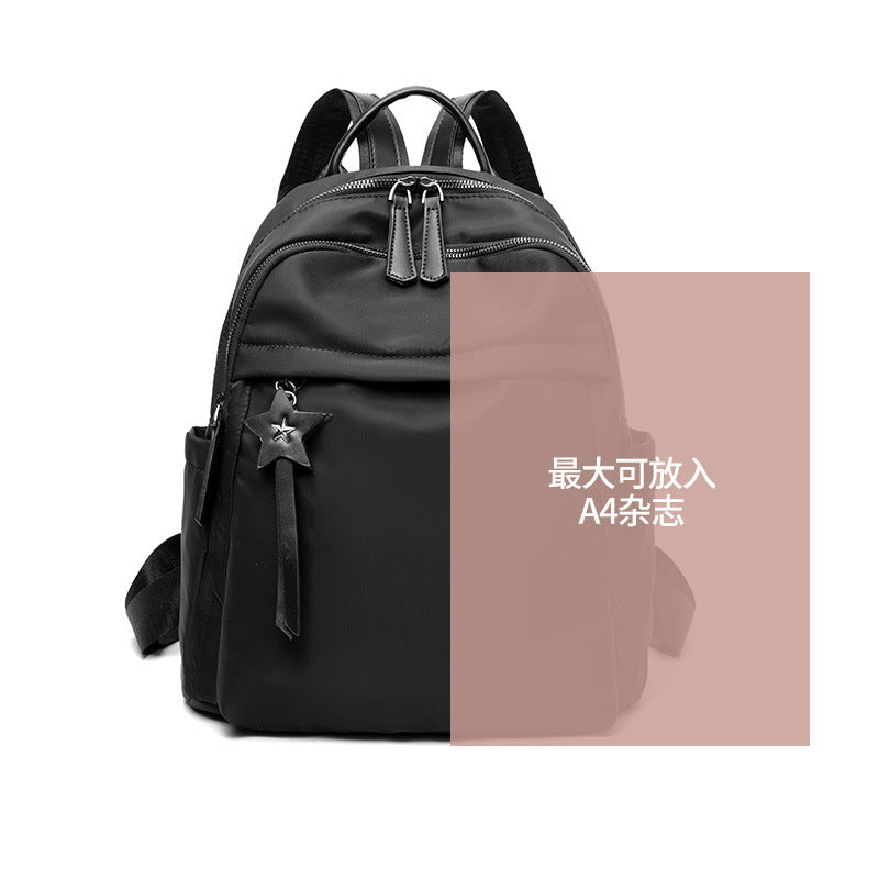 Oxford cloth backpack women's new style 2023 autumn trend easy to wear simple backpack large capacity casual travel bag trend