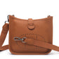 The new h family calfskin Evelyn bag mini fashionable personality single shoulder crossbody hollow bucket bag for women