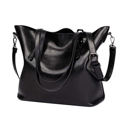 New style fashionable tote bag, large capacity bag, retro shoulder handbag, trendy and versatile crossbody bag for women