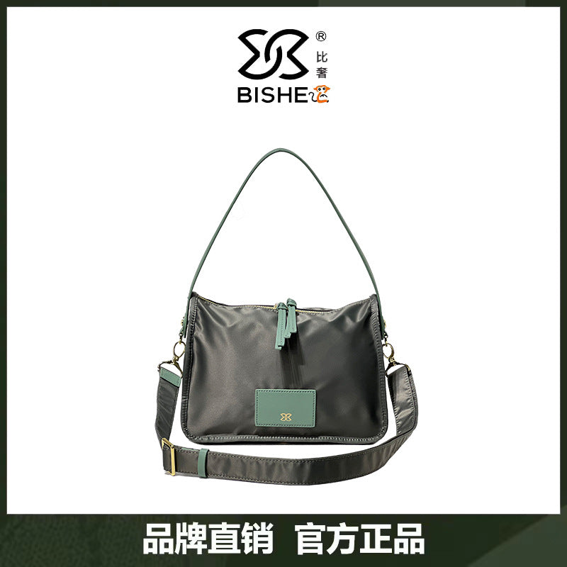 2023 new summer bags for women, fashionable and versatile armpit bag, casual Oxford cloth crossbody bag, textured shoulder handbag