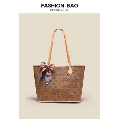 High-end tote bag large capacity commuter bag for women 2023 new fashion summer shoulder bag handbag