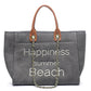 New style canvas + genuine leather hand-held chain pearl beach bag mommy bag shoulder tote women's bag