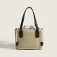 High-end textured grass woven small bag autumn new casual vacation women's bag vegetable basket portable shoulder crossbody bag