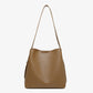 Obi simple and versatile large-capacity fashionable tote bag soft leather texture bucket bag Korean version retro shoulder bag