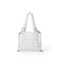 Hand-woven beaded bag women's bag fashion trend bead chain handbag high-end versatile niche mini bag