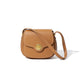 Genuine leather women's bag retro fashion cowhide saddle bag niche high-end one-shoulder cross-body bag [support