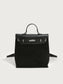 Autumn and winter new niche retro high-end Kelly backpack large capacity tote bag genuine leather for women