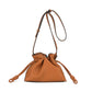 Genuine leather women's bag summer new niche design cloud pleated bag high-end casual fashion soft cowhide crossbody bag