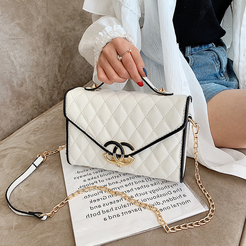 Niche shoulder crossbody bag for women 2022 new counter soft-sided women's bag fashionable shoulder chain bag square bag