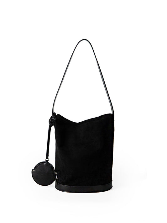 Bags for Women 2023 Autumn and Winter New Korean Niche Design Suede Large Capacity Shoulder Bag Simple Retro Bucket Bag