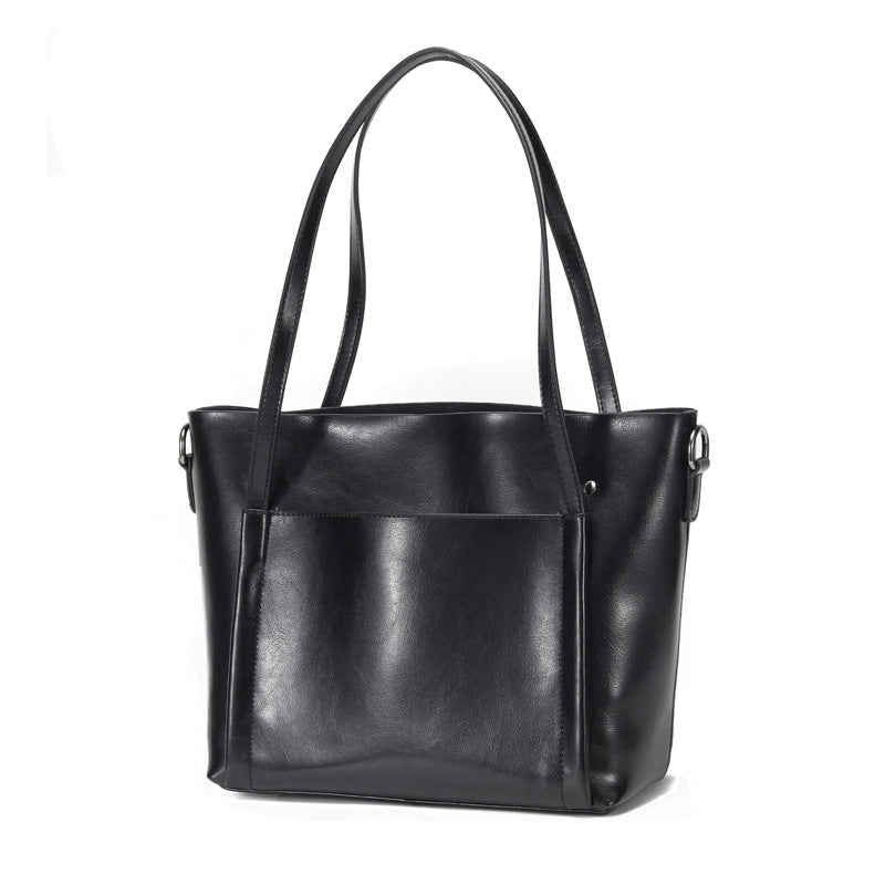 Bags Winter Women's Large Capacity Bag High-end and Exquisite Women's Commuting Bag Genuine Leather Crossbody Tote