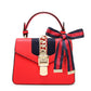 Bow Handbag 2021 New Women's Bag Trendy and Western Girly Chain Lock Bag Shoulder Crossbody Small Square Bag