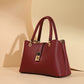 2023 Autumn and Winter Soft Leather Mother Bag Wedding Bag Bridal Bag Red Happy Mother-in-Law Wedding Middle-aged Handbag Women