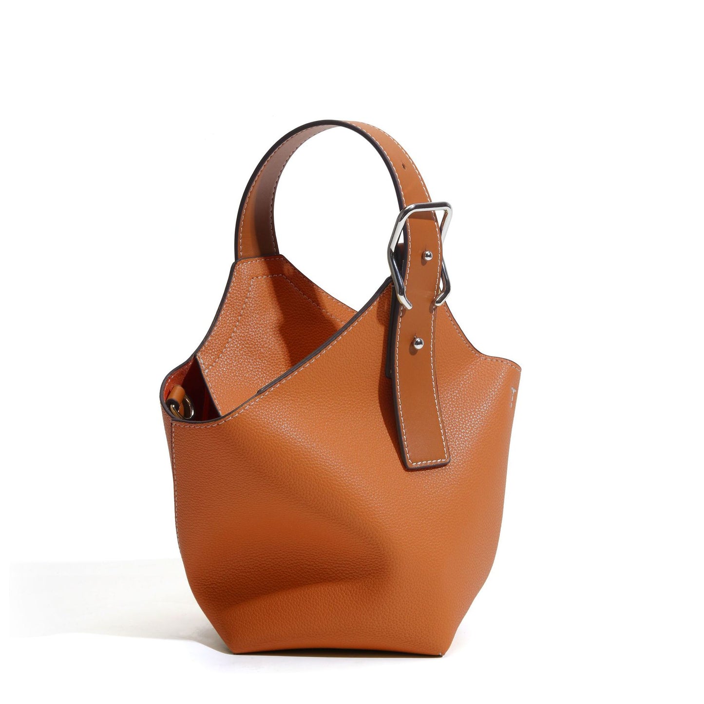 Tote bag, large-capacity women's autumn armpit bag, high-end exquisite genuine leather women's bag, niche design bag, shoulder bag