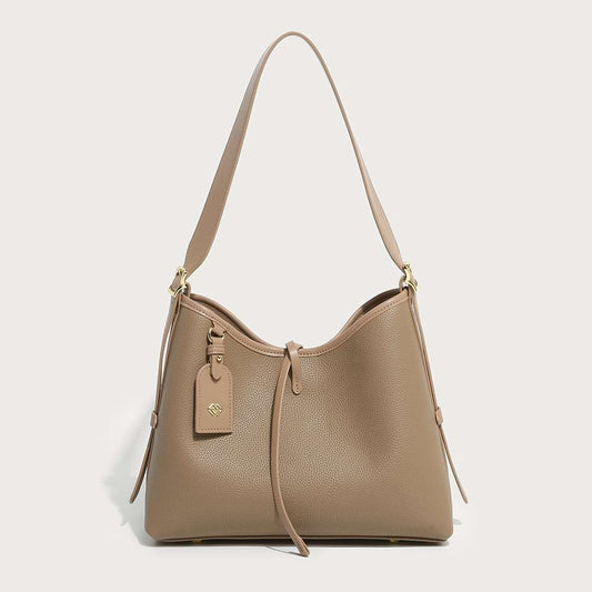 High-end texture niche soft leather tote bag for women with large capacity commuter bag 2023 new single shoulder crossbody bag large bag