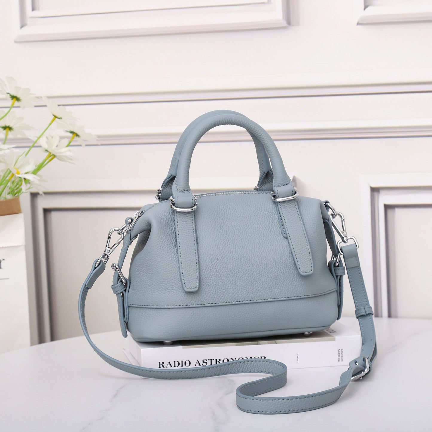 2023 New Genuine Leather Women's Bag Top Layer Cowhide Bag Casual Crossbody Bag Retro Shoulder Bag Fashion Handbag