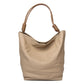 Genuine leather bucket bag women's new tote bag twist rope soft first-layer cowhide retro lazy style armpit bag handbag