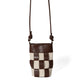 Bags for women 2022 new Korean niche design single shoulder crossbody bag trendy stitching checkerboard plaid bucket bag