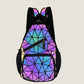 Fashionable and colorful geometric rhombus 2023 summer new dual-use chest bag backpack geometric rhombus bag crossbody bag