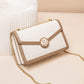 Genuine leather embossed small square bag for women 2023 new internet celebrity bag single shoulder crossbody chain bag for women contrasting color bag for women