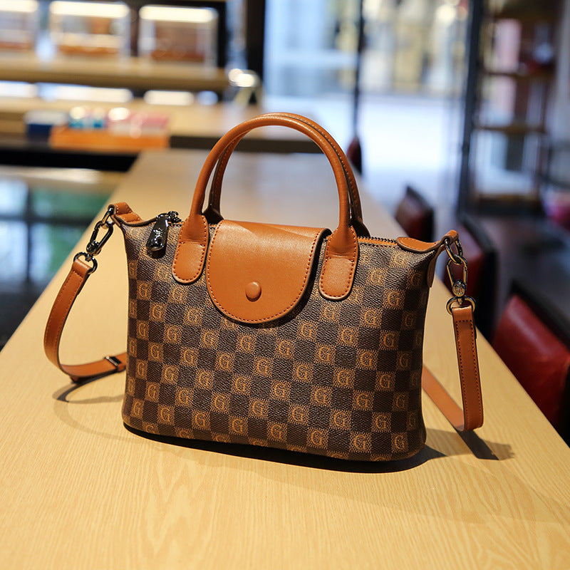 2023 new checkerboard small square bag for women, new handbag, shoulder bag, high-end shoulder bag, crossbody bag, trendy bag