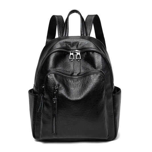 Business backpack women's 2023 new style high-end versatile women's bag European and American fashionable temperament backpack student school bag