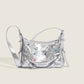 2023 this year’s popular new women’s bag solid color tote bag with rhinestone decoration, high-end casual shoulder crossbody bag