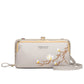 Peony flower embroidery small bag mobile phone bag shoulder crossbody bag small bag 19-10-5.5