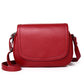 2023 Korean version of the new first-layer cowhide three-layer zipper bag, soft leather shoulder crossbody small round bag, middle-aged and elderly mother bag