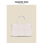 2023 new summer woven commuter tote bag, high-end texture, versatile large-capacity portable shoulder crossbody bag